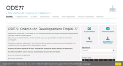 Desktop Screenshot of ode77.fr